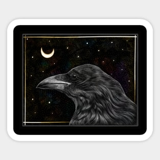 Nevermore - The Raven - Edgar Allan Poe Sticker